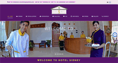 Desktop Screenshot of hotelsidneymyanmar.com